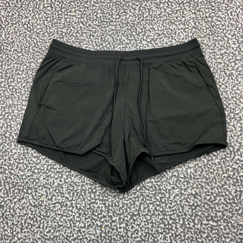 Uniqlo Dry-Ex Stretch Shorts Men Large Black Active Running Athletic L